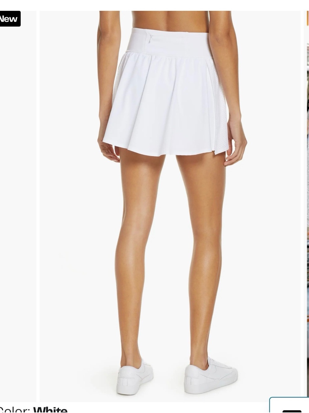 SPANXshape™ Get Moving 14-Inch Skort White - Picture 2 of 6